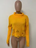 Fashion Ripped Hole Pullover Sweater LSD-83173