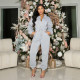 Casual Hooded Solid Color Zipper Jumpsuit BN-9401