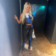 Print Sleeveless Vest And Pant Skinny Two Piece Set XEF-23753