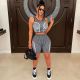 Casual Printed Tank Tops And Shorts Sport Suit MDF-5356