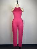 O Neck Vest And Tassel Pant Two Piece Set GWDS-230206