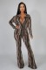 Fashion Printed Shirt And Flare Pants Two Piece Set GDNY-2208
