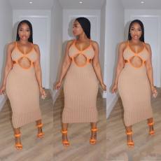 Hollow Sexy Long Dress QXTF-8143