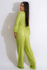 Fashion Casual Solid Long Sleeve Jumpsuits XHXF-8660