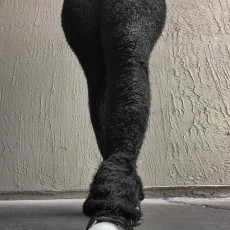 Solid Color Plush Casual Micro Flare Pants CH-23011