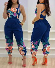 Plus Size Fashion Print Jumpsuit GSRX-9007