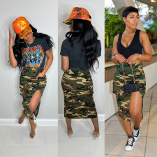 Fashion Sexy Camouflage Print Skirts FOSF-8331