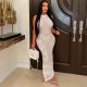 Fashion Knitted Hollow Beach Maxi Dress ZSD-0250