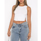 Solid Color Split Tank Tops ASL-6632