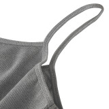 Slim Fit Casual Sling Rompers MZ-2788