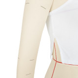 Solid Color Split Tank Tops ASL-6632