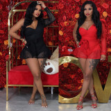 Fashion Sexy Single Sleeve Rompers LP-66830