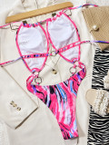Sexy Print One Piece Swimsuit CSYZ-C802QY