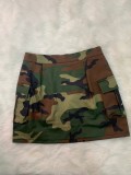 Pocket Camouflage Sexy Mini Skirt LSD-83181