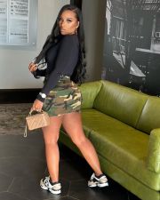 Pocket Camouflage Sexy Mini Skirt LSD-83181