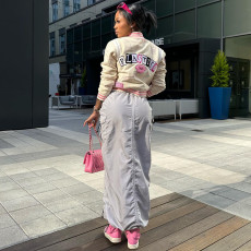 Printed Casual Fashion Baseball Coat CH-23012