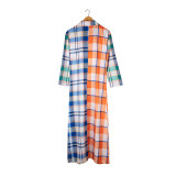 Fashion Casual Plaid Print Long Coat GLF-08031