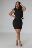 Fashion Sexy Side Tie Mini Dress FENF-264