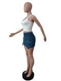 Slim Denim Mini Skirt MEM-88473