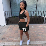Vest Shorts Casual Two Piece Set GLF-10100