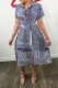 Casual Printed Midi Dress OD-8531
