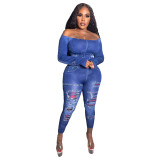 Casual Print Two Piece Pants Set YNSF-1883