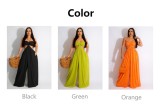 Chiffon Backless Wide Leg Jumpsuit ZSD-0576