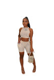 Sexy Backless Tie Up Three Piece Set XYF-9231