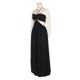 Chiffon Backless Wide Leg Jumpsuit ZSD-0576