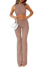 Casual Solid Color Vest Pants Two Piece Set ME-8296