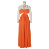 Chiffon Backless Wide Leg Jumpsuit ZSD-0576