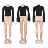 Pullover Crew Neck Top FSXF-F382