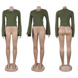 Pullover Crew Neck Top FSXF-F382