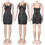 Sexy Hot Diamonds Sling Mini Dress NY-2676