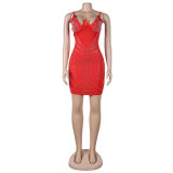 Sexy Hot Diamonds Sling Mini Dress NY-2676