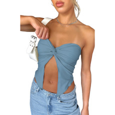 Fashion Sexy Solid Color Tube Top ASL-6633