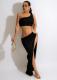Sexy One Shoulder Split Maxi Dress BS-1336