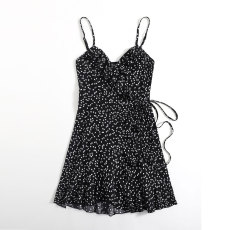 Sexy Sling Print Dress FSXF-F391