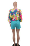 Casual Fashion Print Top XHXF-346