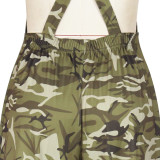 Fashion Camouflage Printed Loose Jumpsuit XHSY-19546
