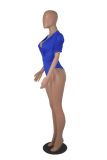 Sexy Solid Short Sleeve Bodysuits MZ-2782