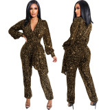 Sexy V-neck Long Sleeve Jumpsuit SMR-10826