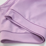 Solid Sleeveless Tops And Irregular Skirts Two Piece Set XHSY-19545