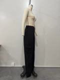 Casual Solid Color Loose Pants OD-8540