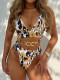 Leopard Printed Swimsuit 2 Piece CSYZ-C310K