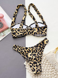Sexy Leopard Printed Swimsuit 2 Piece CSYZ-C908Q
