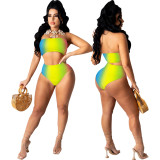 Sexy Fashion Mesh Beach Dress Three Piece Set SMR-10371_1