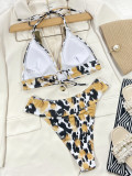 Leopard Printed Swimsuit 2 Piece CSYZ-C310K