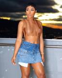 Sexy Hollow Out Sleeveless Crop Tops MDF-5355