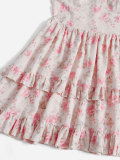 Sexy Ruffles Sling Print Dress FSXF-F389